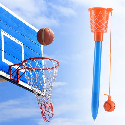 Basketball Hoop Pens,Basketball Party Favors -Sports Novelty Pens with Basketball Toss for Sport Themed Birthday Party