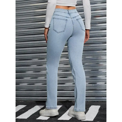 2025 New Style Women Skinny Stretch Pencil Jeans Vintage  High Waist Denim Pants Spring Fall Korean Fashion Casual Kot Pantolon