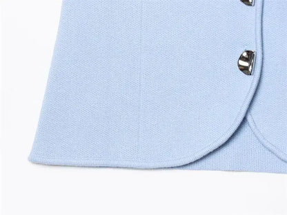 Tops Women's 2025 New Summer Knit Tops Fashion Elastic Slim Knit Elegant Holiday Young Women Tops Street Chic Student Camis Tops