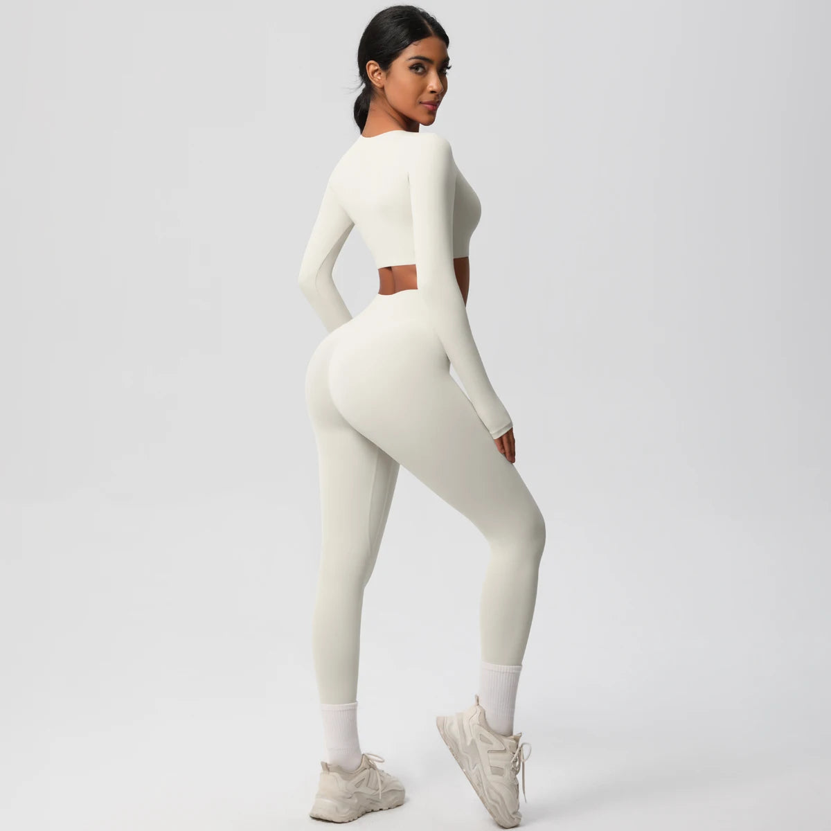 Yoga Suit Sports Set Gym Push Up Shockproof High Intensity Pilates Clothes Women Breathable Quick Drying Women's Yoga Pants