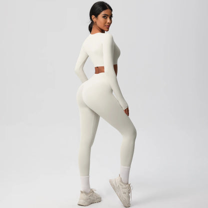 Yoga Suit Sports Set Gym Push Up Shockproof High Intensity Pilates Clothes Women Breathable Quick Drying Women's Yoga Pants