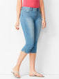 Summer Woman's Jeans Cropped Jeans Ladies Cropped Trousers Skinny Knee Length Jeans Women Elastic High Waist Mom Jeans Oversize