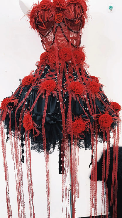 LolitaTank Tops Kawaii Tank Tops Gothic Tank Tops  vintage tops Lace Tank Tops fairy grunge halter topy2k clothes y2k crop top