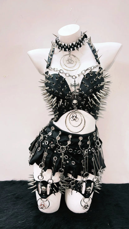 Rivet Tank Tops  Gothic Tank Tops Punk Tank Tops y2k clothes y2k crop top gothic clothes Skull top vintage tops  y2k fashion