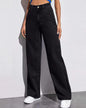 Spring 2026 New High Waist Straight Slim Jeans Women Mopping Wide Legs European and American Loose Jeans