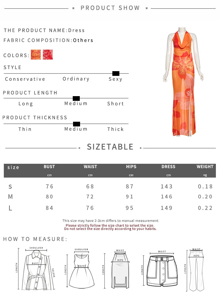 Sisterlinda Print Slim Halter Cleavage Backless Long Dress Women Sexy Popular Body-shaping Vestidos Girl Festival Party Bodycon