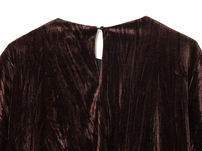 Women Top 2025 New Fashion Velvet Elegant Vest Tops For Women Short Sleeve Commuting Personality Short Top Casual Waistcoat