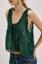 Sleeveless Tank Tops For Women Blouses Summer Boho Beach Wear 100%Cotton Splicing lace Shirts Loose Casual Ladies Blusas Camis