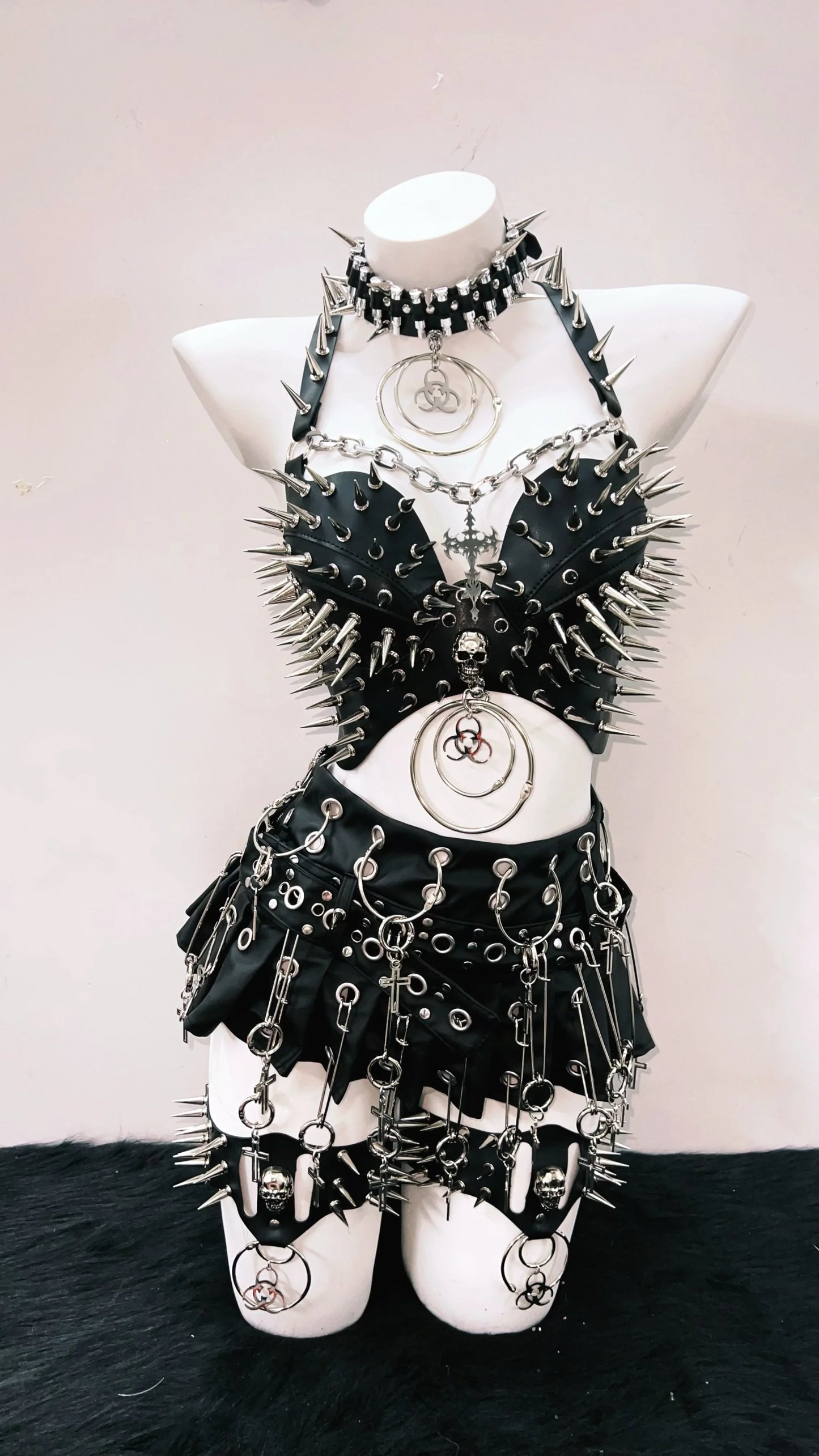 Rivet Tank Tops  Gothic Tank Tops Punk Tank Tops y2k clothes y2k crop top gothic clothes Skull top vintage tops  y2k fashion