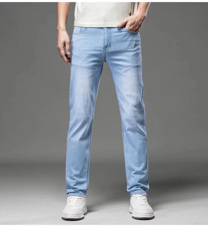 2025 Brand Jeans Summer Style Utr Thin Light  Men's Jeans Fashion Male Casual Denim Men's Jeans Slim Wholesale Jeans
