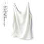 Tank Tops for Women Sleeveless V Neck Satin Silk Camisole 2025 Fashion Summer Solid Loose Vest Ladies Tops Streetwear