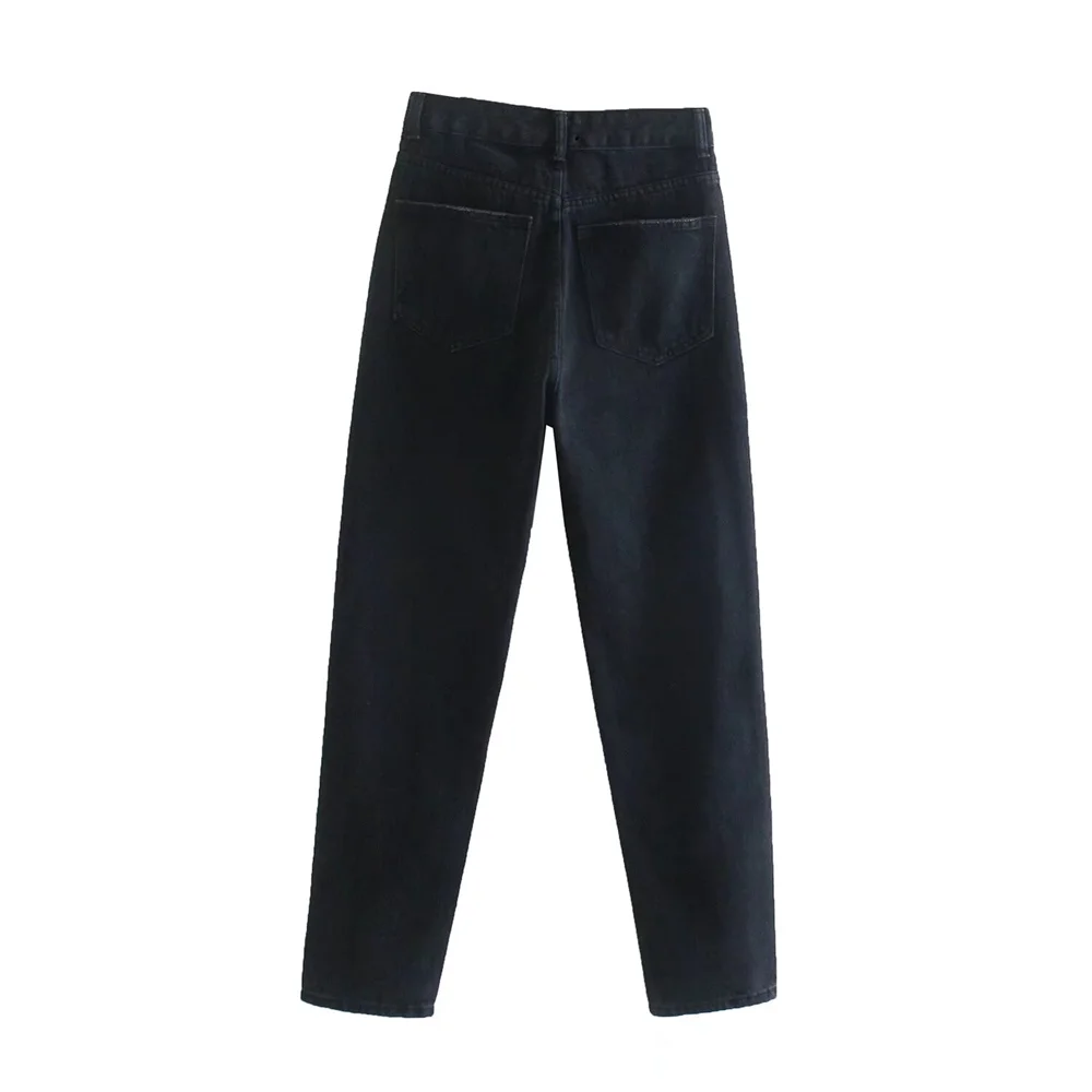 2024 Spring New Women's Fashion and Elegance Versatile Loose and Comfortable Straight leg Jeans