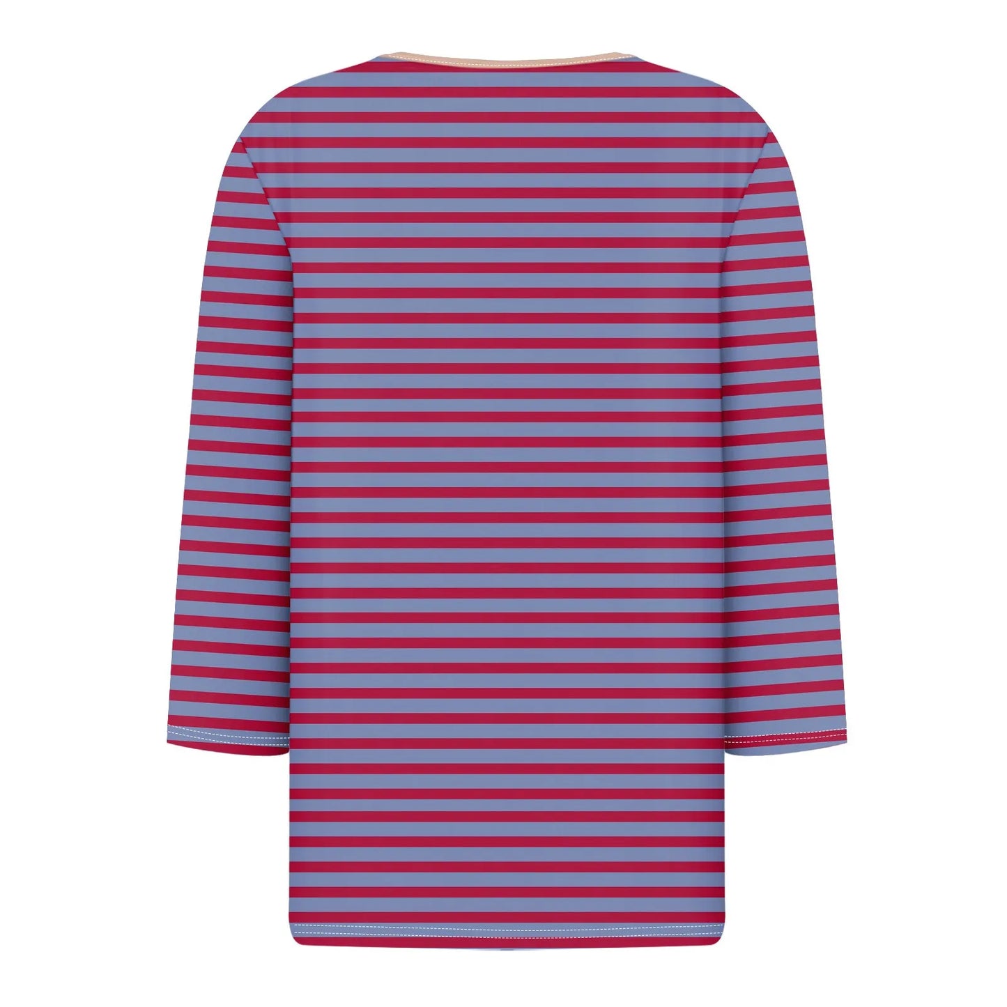 Tops For Women Women'S T Shirt Tee Print Button 3/4 Sleeve Daily Weekend Fashion Basic V Neck Regular Top Ropa De Mujer New