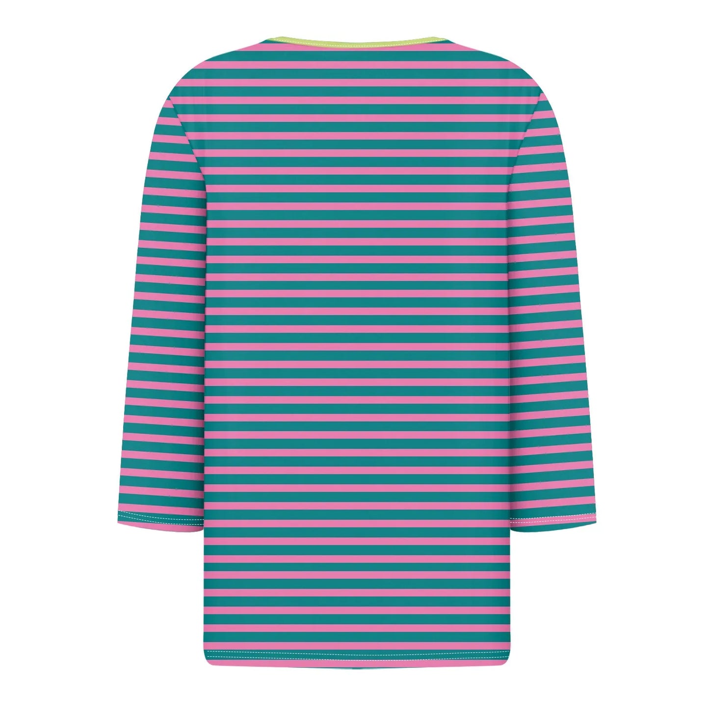 Tops For Women Women'S T Shirt Tee Print Button 3/4 Sleeve Daily Weekend Fashion Basic V Neck Regular Top Ropa De Mujer New