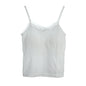 Women Padded Bra Tank Top Female Summer Crop Tops Girls Lace Slim Camisole Sexy Backless Vest With Built In Bra Y2k Streetwear