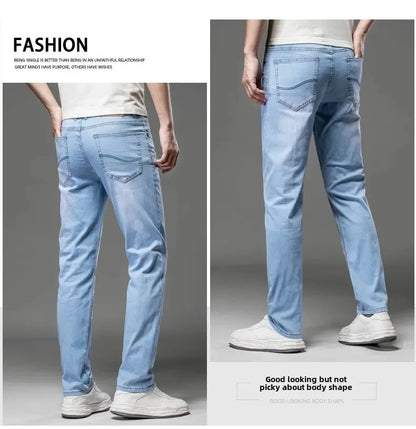 2025 Brand Jeans Summer Style Utr Thin Light  Men's Jeans Fashion Male Casual Denim Men's Jeans Slim Wholesale Jeans