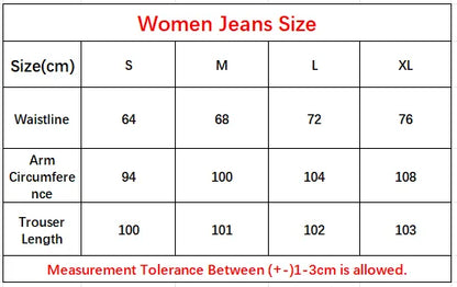 Women's Casual Bowknot Design Jeans Aesthetic Clothes Women Mid Waist Baggy Loose Trousers Fashion Ladies Denim Pants Streetwear