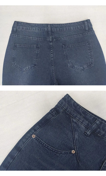 Women Jeans Harem Pants Female Streetwear Vintage Quality High Waist Femme Long Denim Trousers mon jeans for women pants