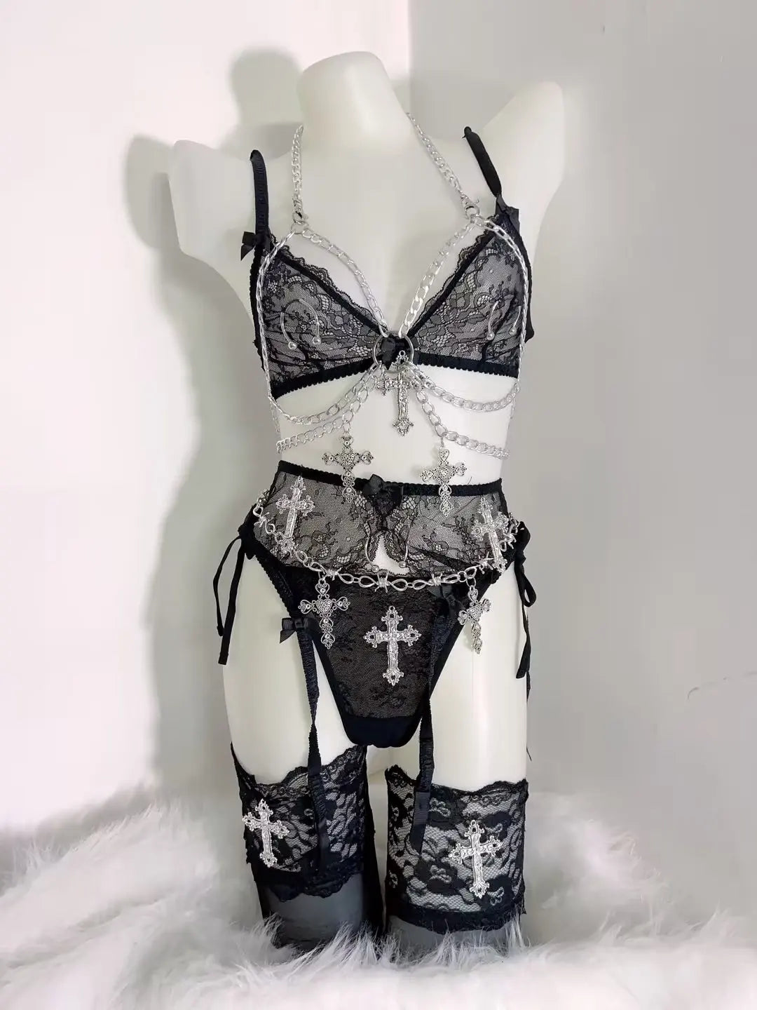 Lace Tank Tops Cross Tops LolitaTank Tops Kawaii Tank Tops Gothic Tank Tops y2k accessories harajuku fashion y2k crop top