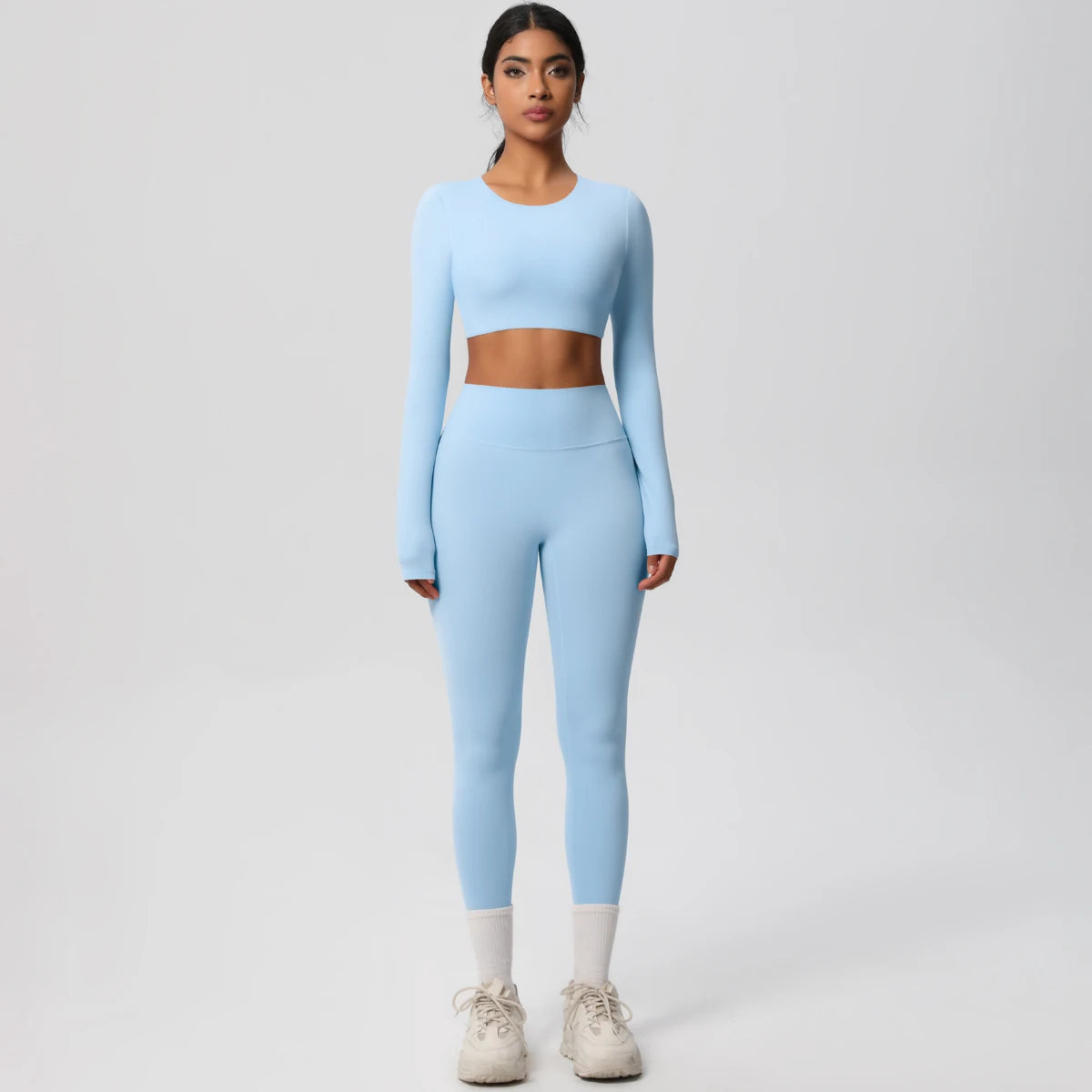 Yoga Suit Sports Set Gym Push Up Shockproof High Intensity Pilates Clothes Women Breathable Quick Drying Women's Yoga Pants