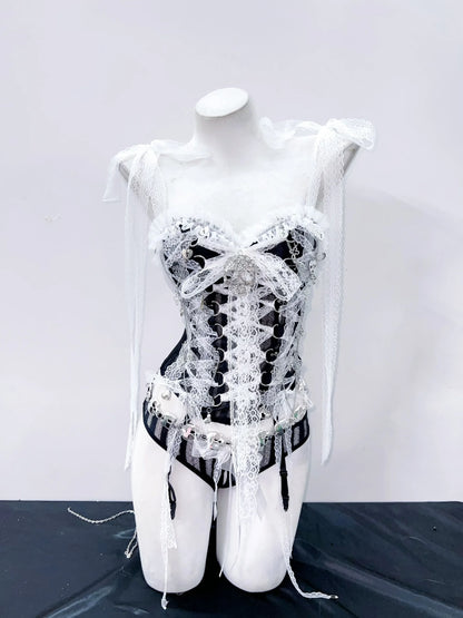 Skull top vintage tops gothic  tank tops  y2k tops y2k fashion  y2k crop top Punk Tank Tops Lace tops Cross Tops e girl clothes