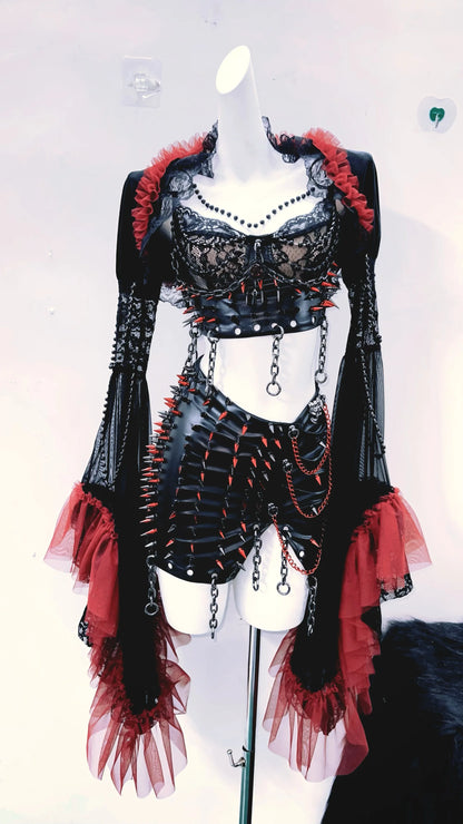 y2k fashion bustier topy2k crop tops gothic clothes Rivet Tank Tops Gothic Tank Tops Punk Tank Tops vintage tops y2k clothes