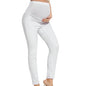 Maternity Women High Waist Support Belly Jeans Fall Pregnant Hip Lifting Elastic Denim Pants Daily Work Wear Streetwear Trousers