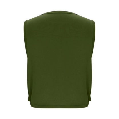 Women Sleeveless Yoga Tops Breathable Blouse Cover Up Gym Workout Cool T-Shirt Running Short Tank Crop Top Athletic Vest