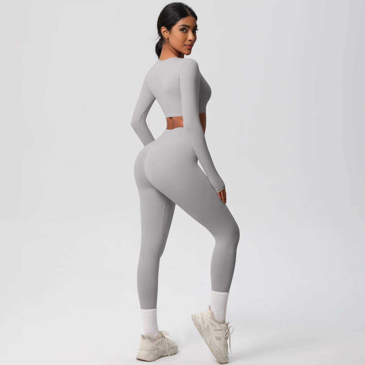 Yoga Suit Sports Set Gym Push Up Shockproof High Intensity Pilates Clothes Women Breathable Quick Drying Women's Yoga Pants