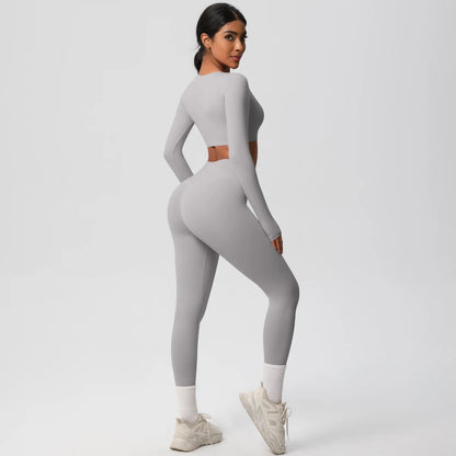 Yoga Suit Sports Set Gym Push Up Shockproof High Intensity Pilates Clothes Women Breathable Quick Drying Women's Yoga Pants