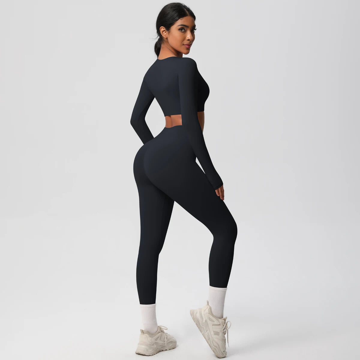 Yoga Suit Sports Set Gym Push Up Shockproof High Intensity Pilates Clothes Women Breathable Quick Drying Women's Yoga Pants