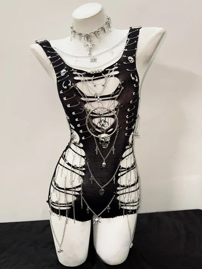 Gothic Tank Tops Punk Tops y2k fashion Cross Tops bustier top y2k crop tops gothic clothes Skull top fairy grunge y2k clothes