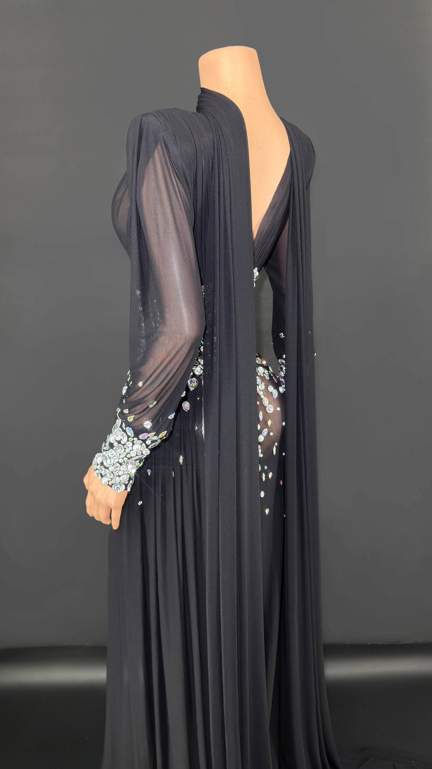 ZD Customized Prom Dresses 2025 One Shoulder Evening Dress Mother Gowns Long Sleeves Beads Crap Pleated Wedding Party Dresses