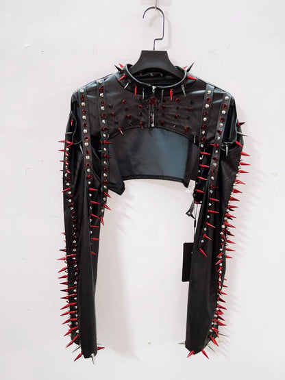 gothic  tank tops  gothic clothes  y2k fashion  y2k crop top Gothic Tank Tops Punk Tank Tops Rivets top vintage tops  Cross Tops