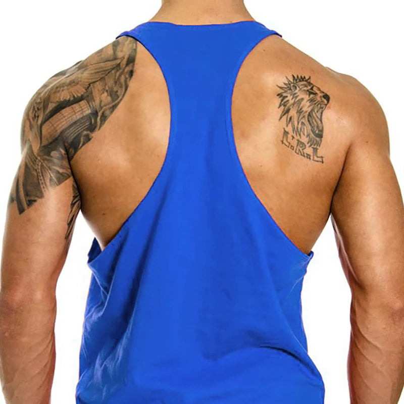 Mens Basketball Training Clothing Bodybuilding Workout Tank Tops Cotton Breathable Sport T-shirt Gym Fitness Running Singlets