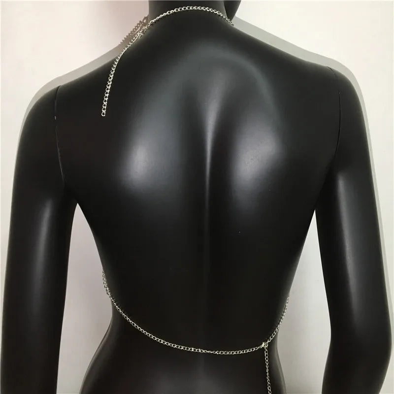 Shiny Rhinestone Tank Tops For Women Sexy Deep V Neck Backless Crop Tops For Women Rave Party Nightclub Camisole Y2K New