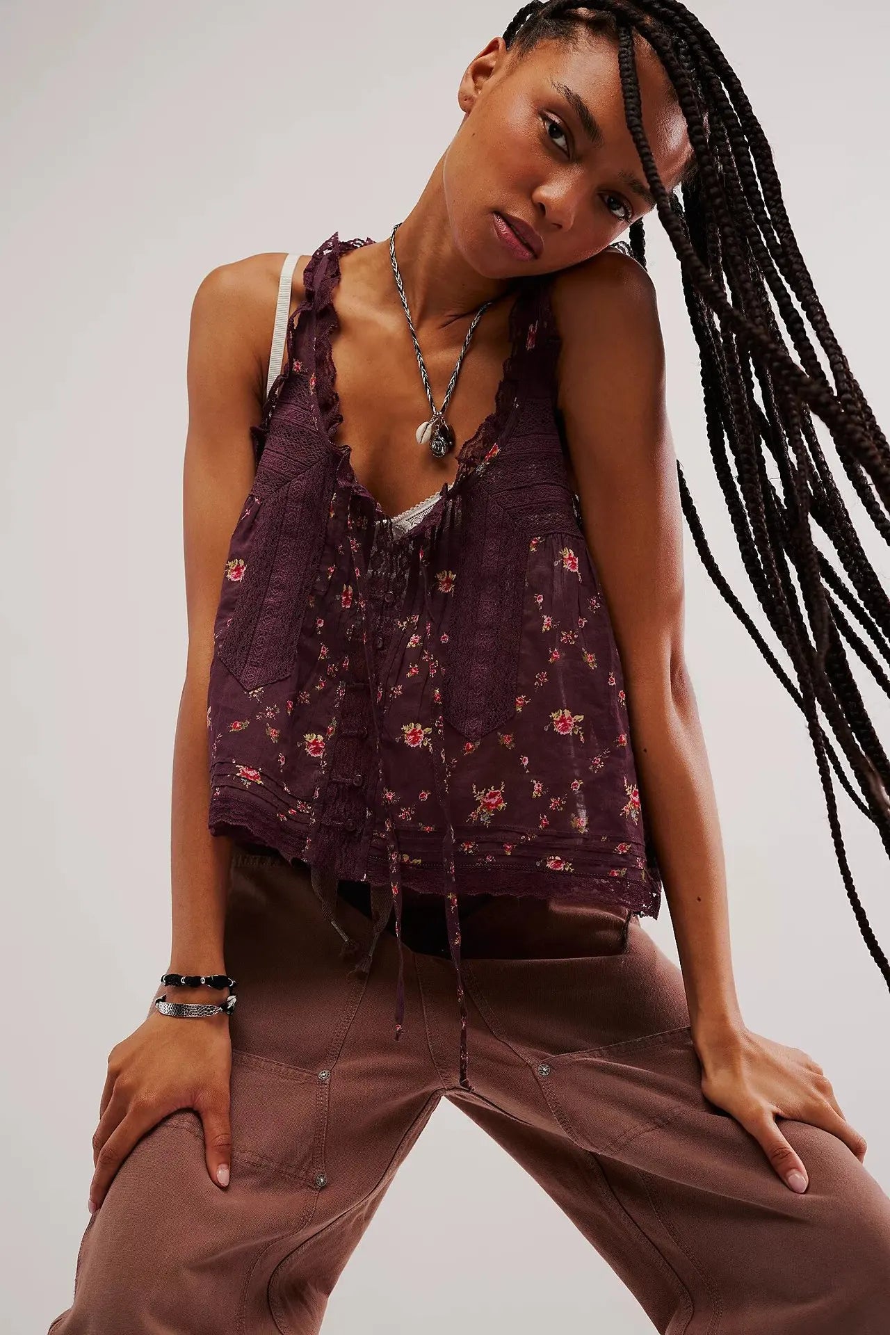 Sleeveless Tank Tops For Women Blouses Summer Boho Beach Wear 100%Cotton Splicing lace Shirts Loose Casual Ladies Blusas Camis