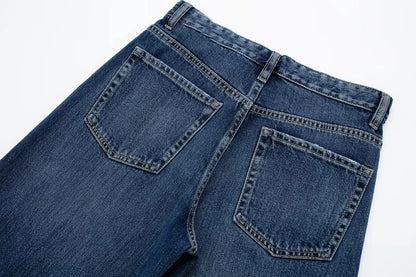 HH Jeans For Women 2023 Worn In All Seasons Denim 4 Colors Long Trousers Female Cool High Street Women's Wide Leg Pants