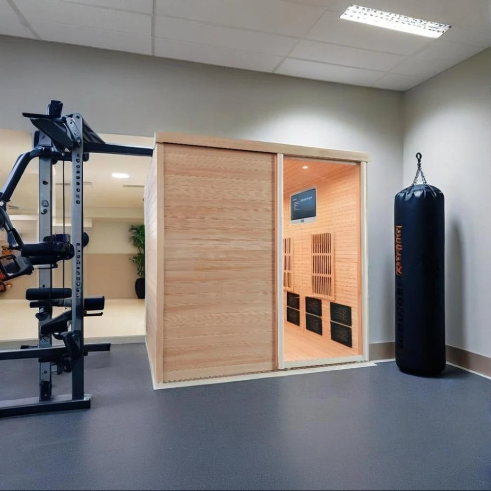 Infrared Workout Sauna Room for Gym or Fitness Studio Commercial Use Sauna