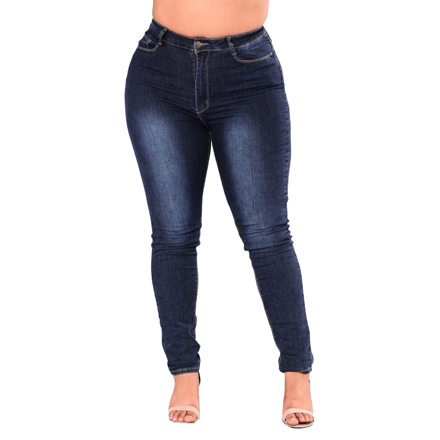 HOT Skinny Jeans Women Jogger Pants Plus Size Elastic Drawstring Elastic Waist Slim Stretch Jeans Ladies Pencil Pants