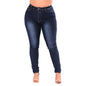 HOT Skinny Jeans Women Jogger Pants Plus Size Elastic Drawstring Elastic Waist Slim Stretch Jeans Ladies Pencil Pants