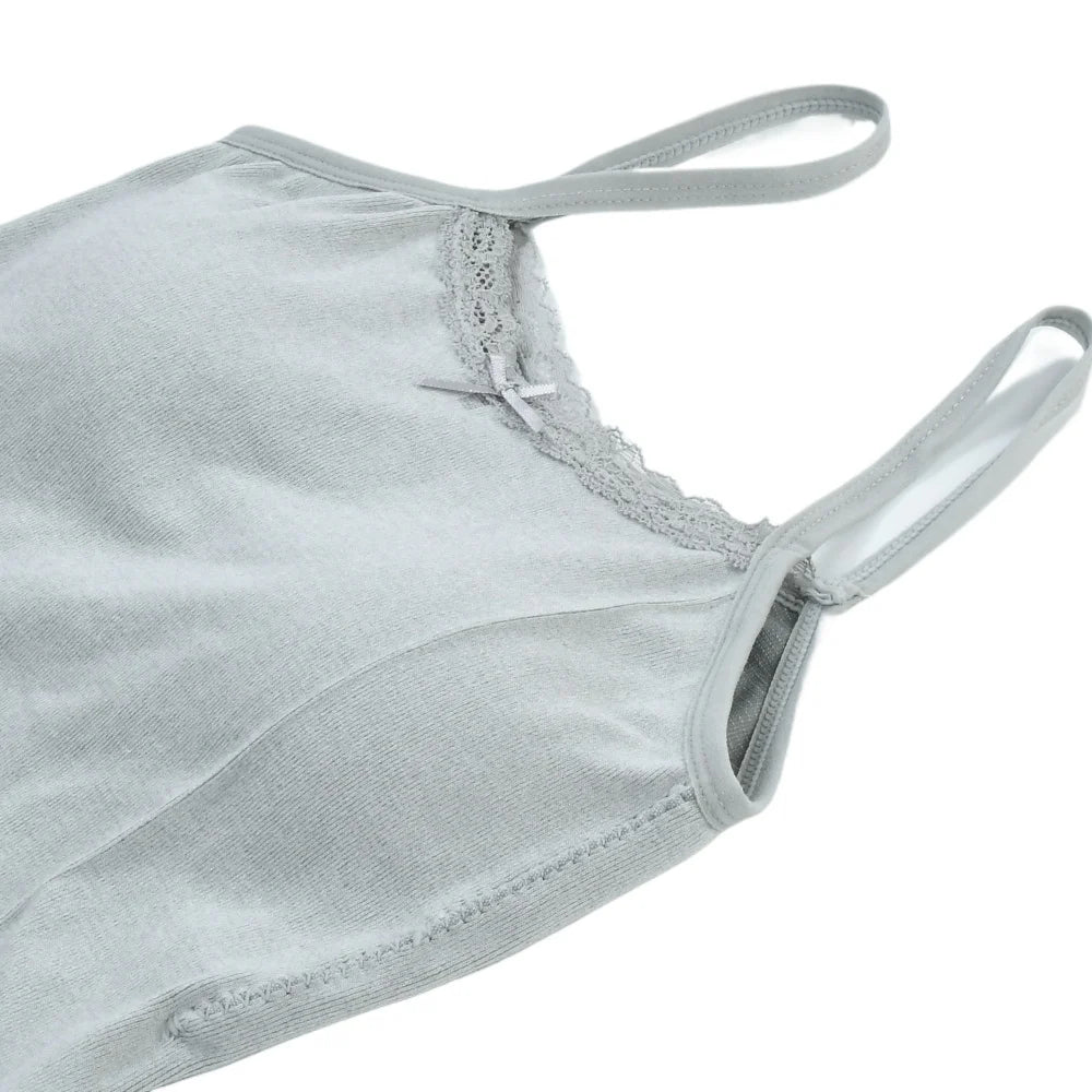 Women Padded Bra Tank Top Female Summer Crop Tops Girls Lace Slim Camisole Sexy Backless Vest With Built In Bra Y2k Streetwear