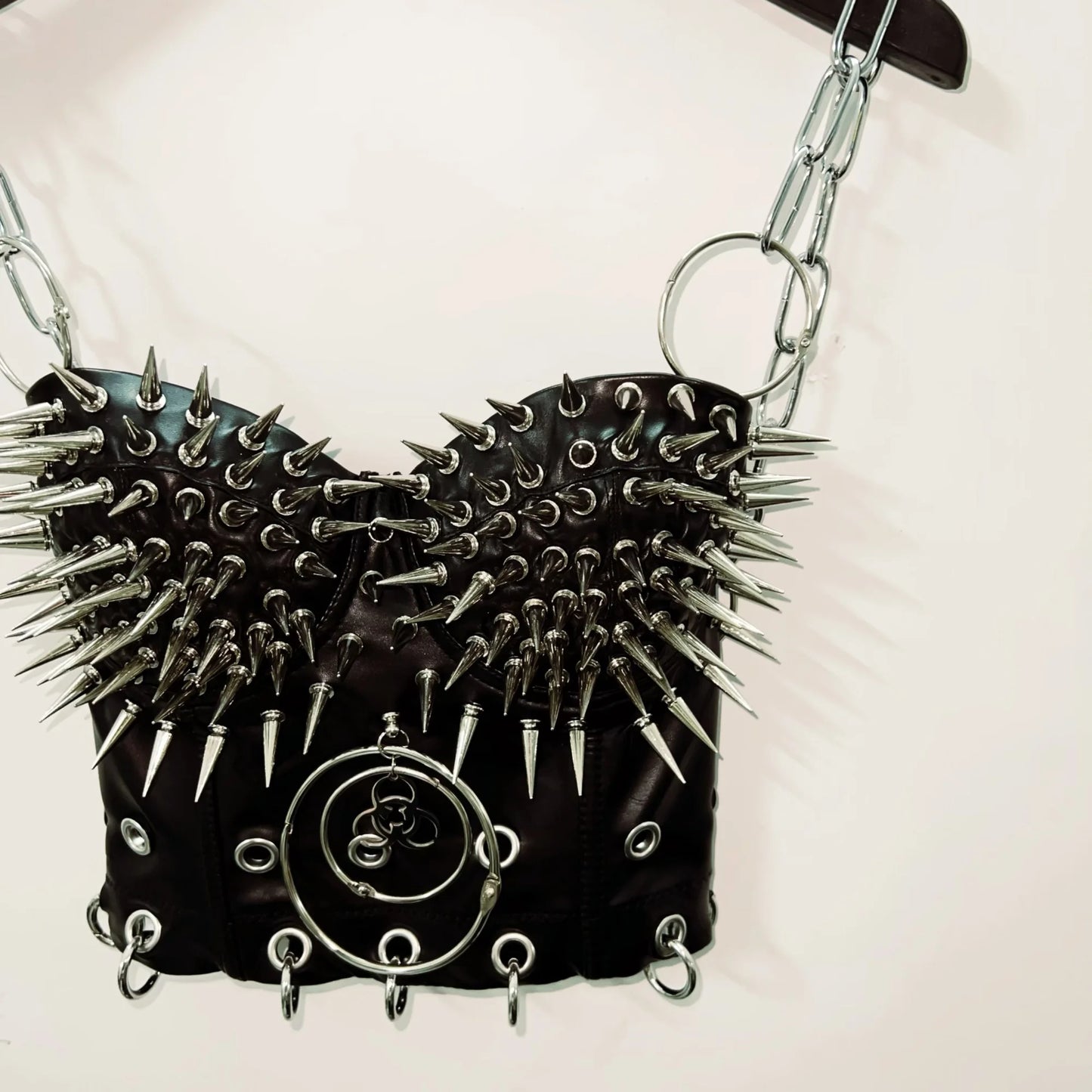 Rivets Tank Tops gothic clothes y2k crop top Cross Tops Gothic Tank Tops Punk Tank Tops Skull top vintage tops y2k fashion