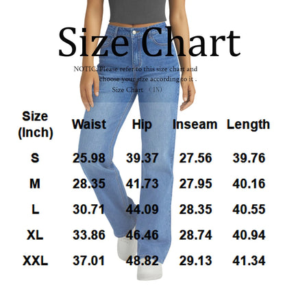 Women Fashion Popular Denim Trousers Minimalist Solid Color Straight Jeans Female Soft Comfortable Daily Office Leisure Pants