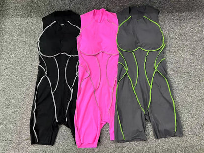 Yoga Clothes Set Workout Jumpsuits Sports Outfits Fitness Sportswear Women Tracksuit Push Up Rompers Gym Bodysuits Athletic Wear