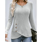 Women's Clothing Western Tops 2024 hot autumn new waist cinched round neck tight long sleeved top Europe America T-Shirts Tees