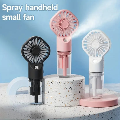 Xiaomi Summer Portable Handheld Misting Fan Operated USB Rechargeable Mini Face Steamer Fan for Sport Outdoor