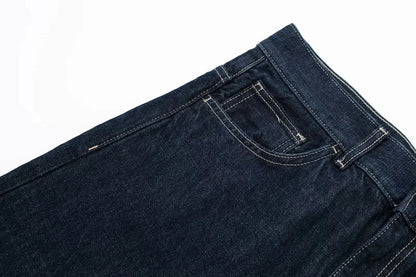 HH Women Fashion Denim Set Casual Lapel Long Sleeve Crop Jacket Buttons Female Vintage Wide Leg Loose Jeans Long Pants