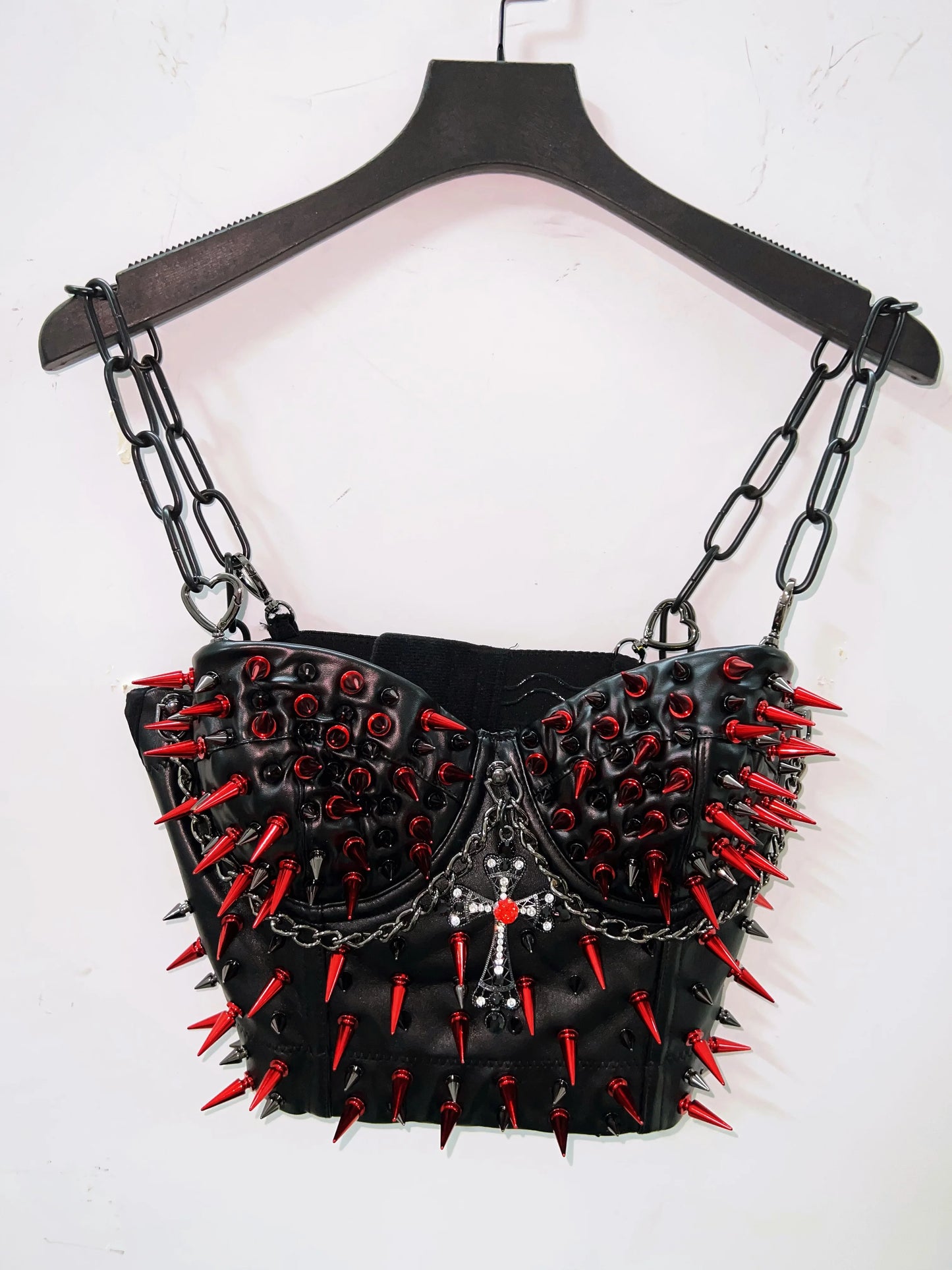 Cross Tops e girl clothes Gothic Tank Tops Punk Tank Tops  vintage tops y2k clothes y2k crop top gothic clothesRivets Tank Tops