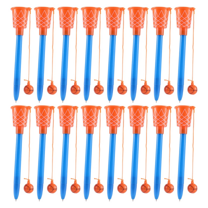 Basketball Hoop Pens,Basketball Party Favors -Sports Novelty Pens with Basketball Toss for Sport Themed Birthday Party